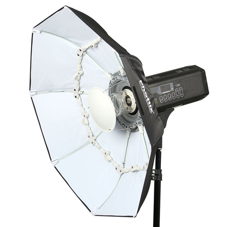 Phottix 27.5" Luna Folding Beauty Dish, Silver - with Bowens Speed Ring