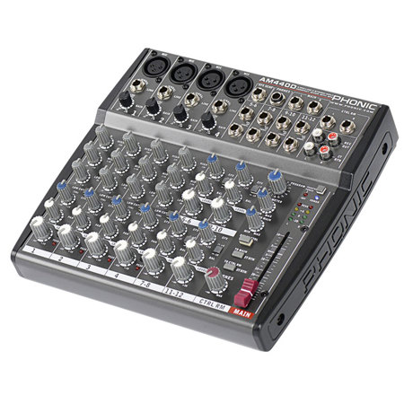 Phonic AM440D 4-Mic/Line 4-Stereo Input Mixer with DFX