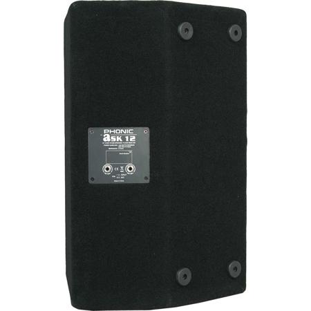 Phonic aSK12 12" 2-Way Stage Speaker/Floor Monitor, Single