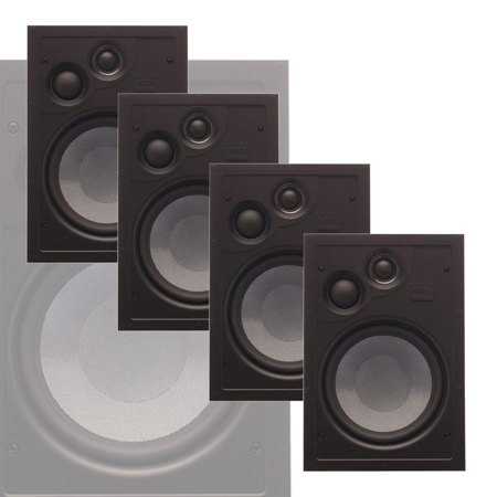 Phase Technology CI70X 7" 3-Way Ceiling Speaker, Master Pack - 4 Units