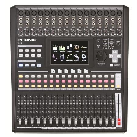 Phonic IS16 16-Input 8-Bus Digital Mixing Console