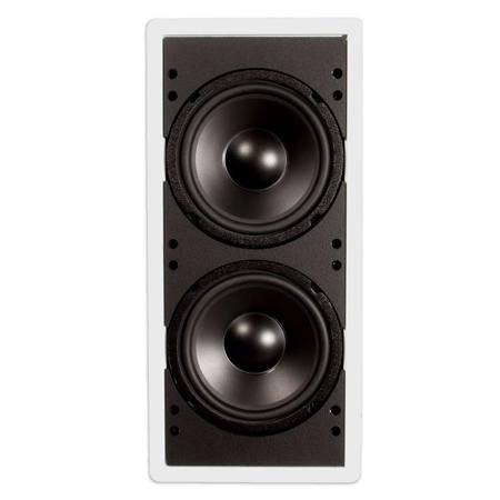 Phase Technology IW200-II Dual 8" In-Wall Subwoofer with Grille