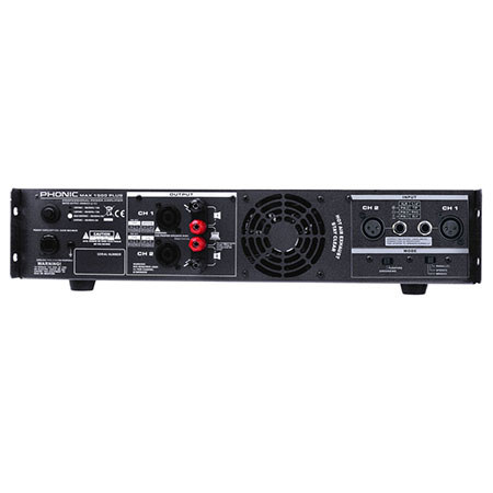 Phonic MAX 1500 Plus 900W Power Amplifier