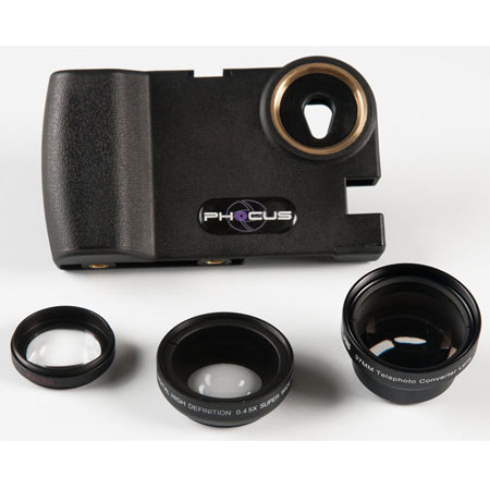 Phocus Three Lens Bundle with Accent Case, for iPhone 5