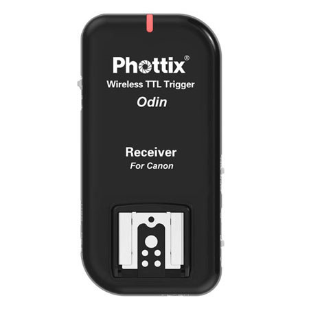 Phottix Odin Wireless TTL Flash Trigger Receiver for Canon, Black