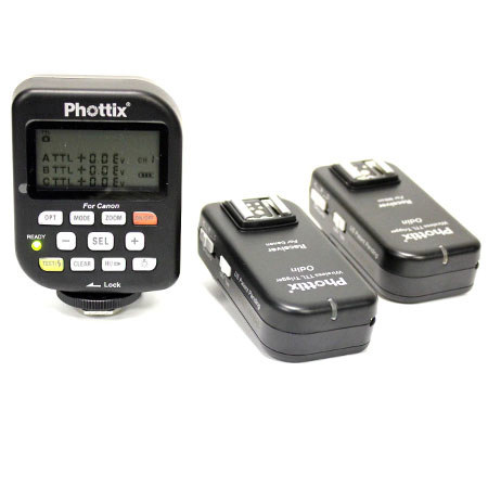 Phottix Odin TTL Flash Trigger for Canon, 2 Receivers