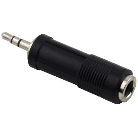 Pig Hog 1/4" TRS Female to 3.5mm (1/8") Male Stereo Adapter
