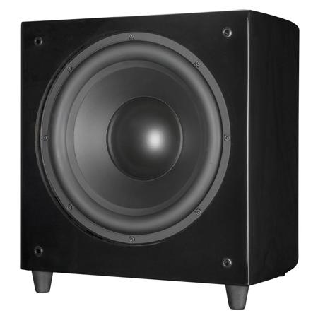 Phase Technology PC-SUB WL 10" Wireless Subwoofer, Gloss Black