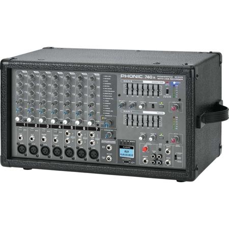 Phonic Powerpod 740RW 2x220W (4 Ohms) 7 Channel Powered Mixer