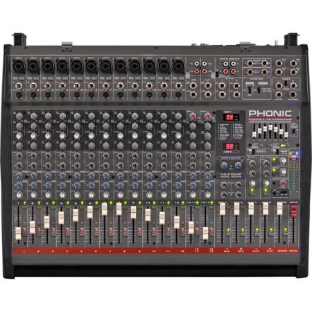 Phonic Powerpod K16 Plus 1000W 16 Input Channel Powered Mixer