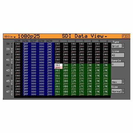 PHABRIX HD/SD-SDI Data Analyzer and Ancillary Packet Analyzer Software Option