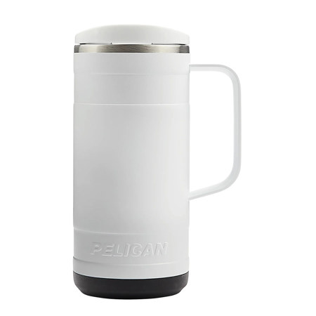Pelican Hydration Ridge 18 oz Recycled Double Wall Stainless Steel Mug Bright White