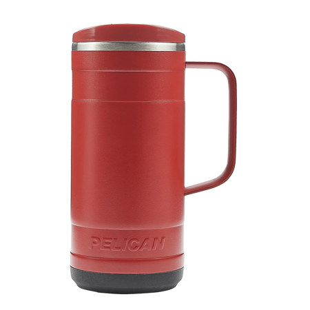 Pelican Hydration Ridge 18 oz Recycled Double Wall Stainless Steel Mug Brick