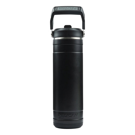 Pelican Hydration Pacific 26 oz Double Wall Stainless Steel Water Bottle Jet Black