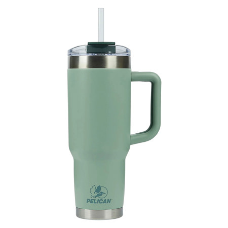 Pelican Hydration Porter 40 oz Recycled Double Wall Stainless Steel Travel Tumbler