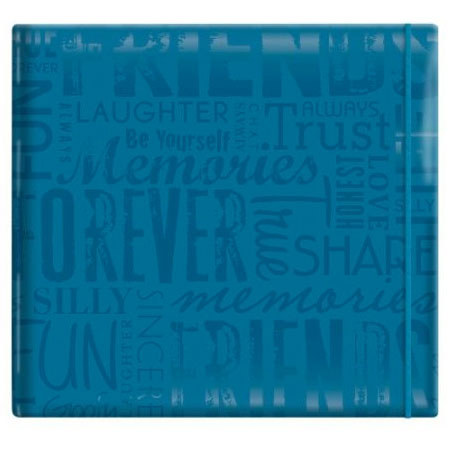 MBI Embossed Gloss Expressions 12x12in Scrapbook, Teal