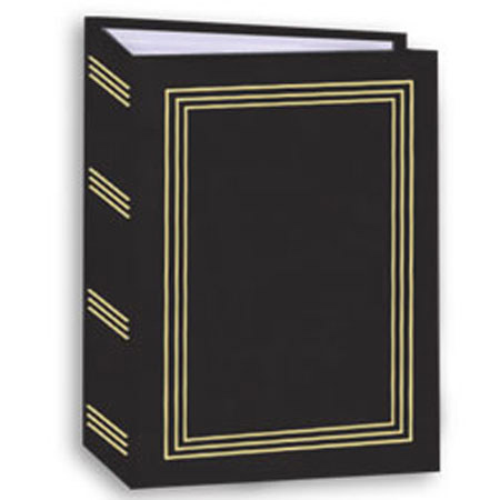 Pioneer Mini Max Bound Photo Album, Holds 100-4x6", Black