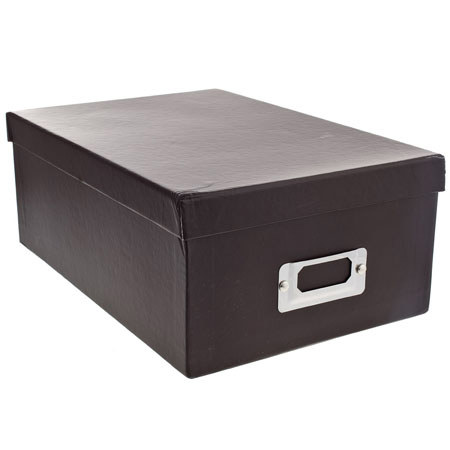 Pioneer Photo Albums Photo Storage Box, Black