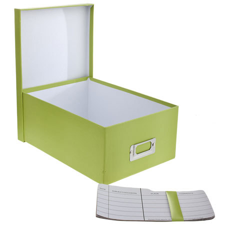 Pioneer B-1 Photo/Video Storage Box - Holds 1100 Photos/10 VHS Videos,Sage Green