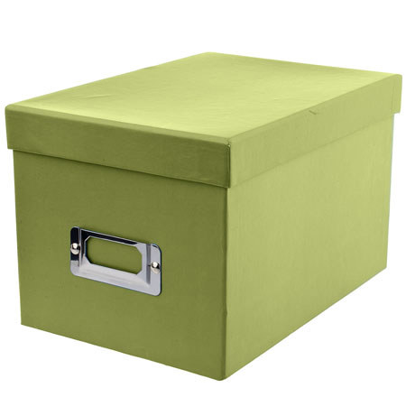 Pioneer Photo Album Photo CD/DVD Storage Box, Holds 21 CDs/10 DVDs, Sage Green