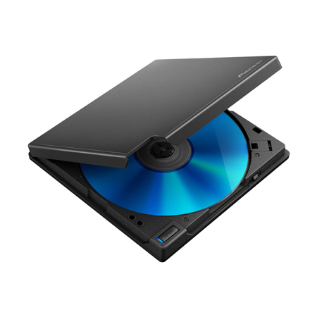Pioneer BDR-XD08 USB 3.2 Gen1 Slim Portable Blu-Ray BD/DVD