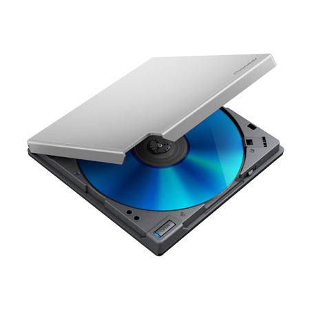 Pioneer BDR-XD08 USB 3.2 Gen1 Slim Portable Blu-Ray BD/DVD/CD