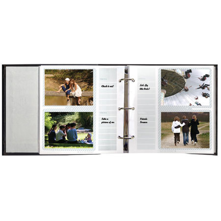 Pioneer Bonded Leather 3 Ring Photo Album, Holds 200-4x6"