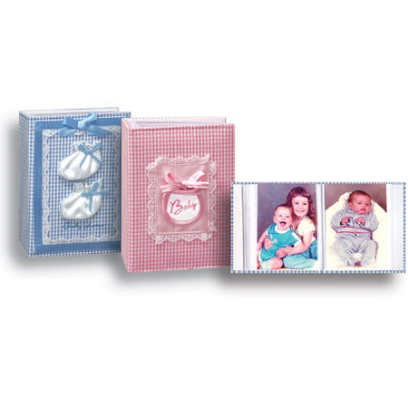 Pioneer Sewn Fabric Baby Coll Bnd Mini-Max Photo Album
