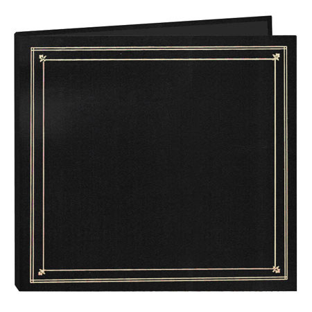 Pioneer Photo Album Full Size Post Style Album, Holds 204 4x6" Photos 6 Per Page, Black