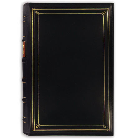 Pioneer Bonded Leather Bi-Directional Photo Album, Holds 204-4x6", Navy Blue
