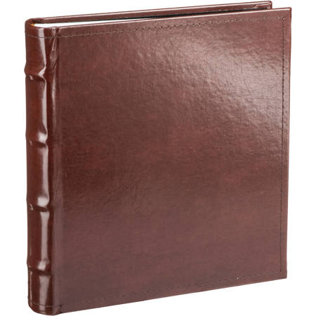 Pioneer Photo Album Sewn Bonded Leather BookBound Bi-Directional Photo Album, Holds 200 4x6" Photos, 2 Per Page. Color: Brown.