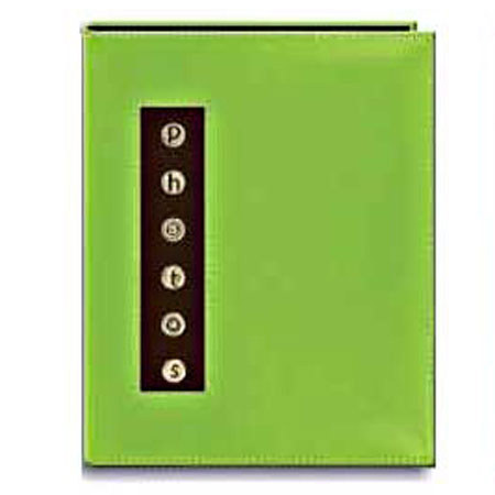 Pioneer Metal Button Sewn Brag Photo Album, Holds 36 4x6" Photos, Green