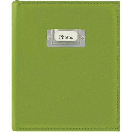 Pioneer ID Series Bound Photo Album Holds 208 4x6" Photos, 2 Per Page Green