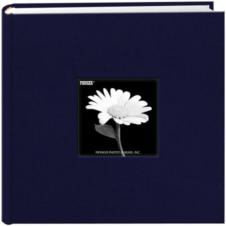 Pioneer Bi-Directional Cloth Frame Photo Album Holds 200 4x6" Photos, Navy