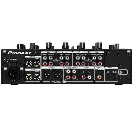 Pioneer DJM-750 4-Channel Full Digital DJ Mixer, Black