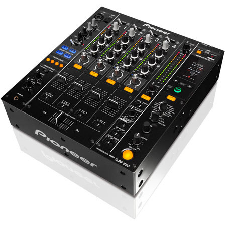 Pioneer DJM-850 Four Channel Professional DJ Mixer, Black