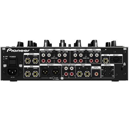 Pioneer DJM-850 Four Channel Professional DJ Mixer, Silver
