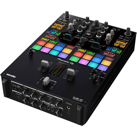 Pioneer Electronics DJM-S7 Scratch-Style 2-Channel Performance DJ Mixer, Black