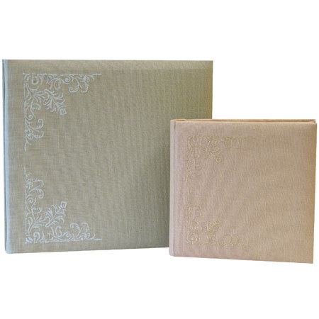 MBI M B I 846287 Memory Book, Embroidered Pink Cover,12x12
