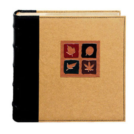 Pioneer Eco-246L Ltd. Series Bound Photo Album Holds 200 4x6" Photos - Leaves