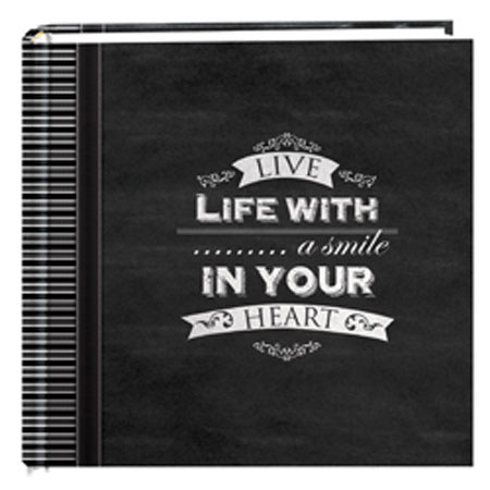 Pioneer Desgnr Chalkboard Desgnr Memo Album, Holds 200 4x6" Photos, 2 Per Page