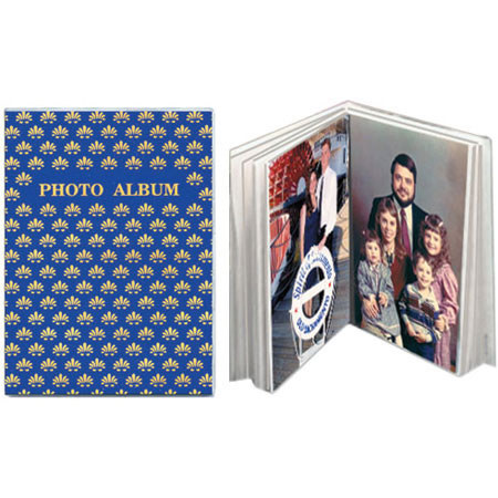 Pioneer Photo Album Pioneer Flexible Cover Series Bound Photo Album, Random Designer Color Covers, Holds 36 3.5" x 5" Photos, 1 Per Page.