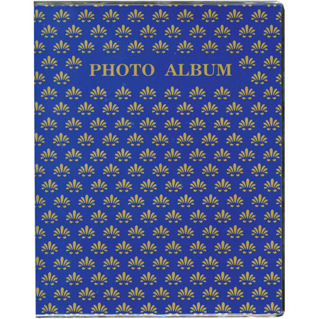Pioneer Photo Album Flexible Cover Series Bound Photo Album, Holds 64 4x6" Photos, 2 Per Page, Navy Blue