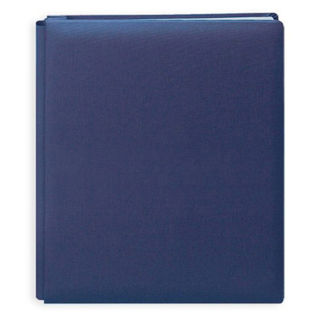 Pioneer Photo Album Memory Book 12x15" Deluxe E-Z Load Scrapbook with 10 Archival Pages and Inserts, Navy Blue