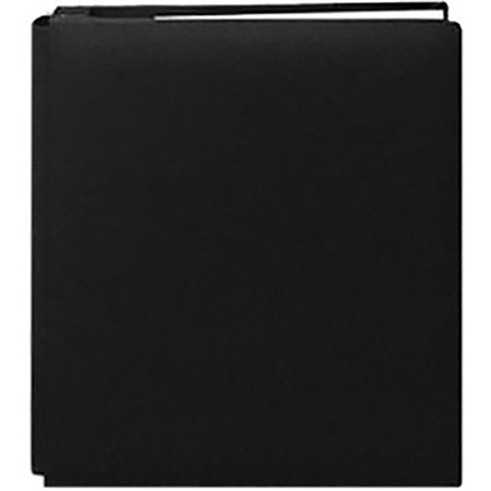 Pioneer Memory Book 8.5x11" Deluxe E-Z Load Scrapbook 10 Pages/Inserts, Black