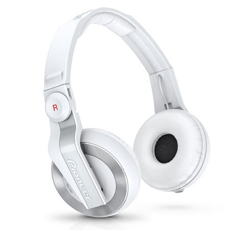 Pioneer HDJ-500W Professional DJ Headphones, White