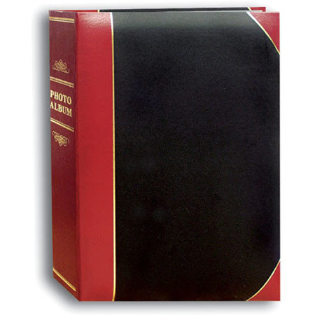 Pioneer Mini Ledger Le' Memo Bound Photo Album, Holds 50 5x7", Black Reversible