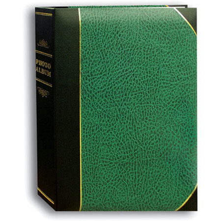 Pioneer Mini Ledger Le' Memo Bound Photo Album,Holds 50 5x7" Photos,Hunter Green