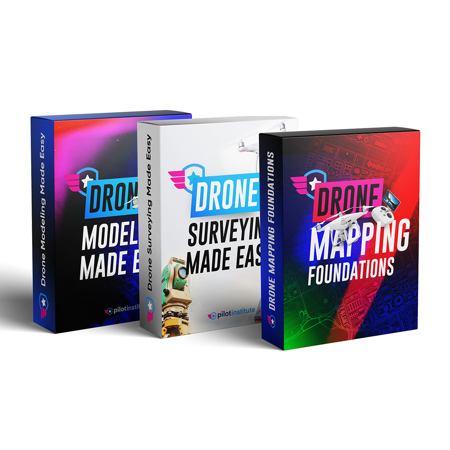 Pilot Institute Drone Mapping, Modeling & Surveying Training Course Bundle