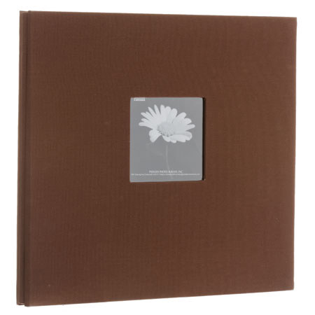 Pioneer Photo Album Memory Book, 12x12" E-Z Load Scrapbook with 10 Archival Pages & Inserts. Color Chocolate Bwn,